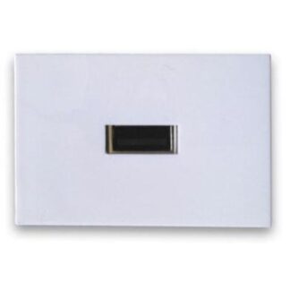 BROBOTIX PLACA PARA PARED 1 PUERTO USB BLANCO