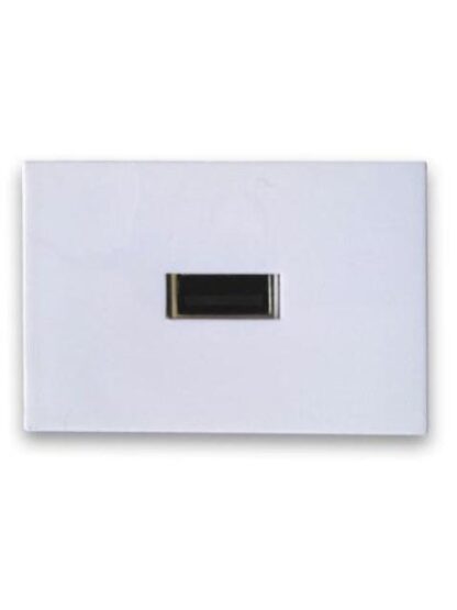 BROBOTIX PLACA PARA PARED 1 PUERTO USB BLANCO