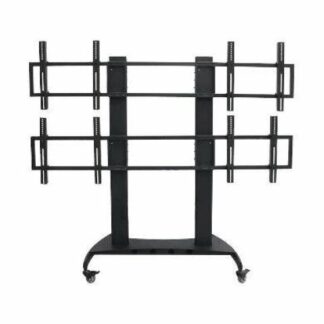 BROBOTIX SOPORTE DE PISO 6006429 PARA 4 PANTALLAS 42 - 65 HASTA 130KG NEGRO
