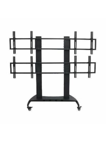 BROBOTIX SOPORTE DE PISO 6006429 PARA 4 PANTALLAS 42 - 65 HASTA 130KG NEGRO
