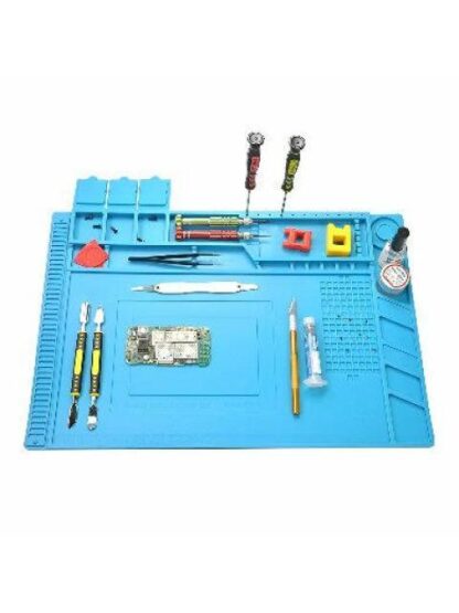 BROBOTIX TAPETE ORGANIZADOR ANTIESTATICO DE SILICON 300 X 450MM AZUL - Image 2