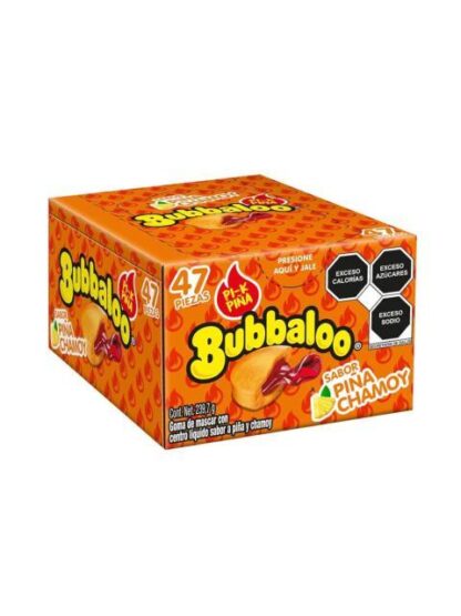 BUBBALOO CHICLE RELL PIKA PIÑA CON 47PZ