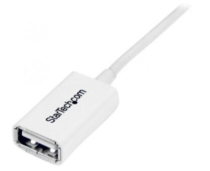 STARTECH  CABLE USB 2.0 A MACHO - USB A HEMBRA 1 METRO BLANCO - Image 3