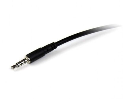 STARTECH  CABLE 3.5MM MACHO - 3.5MM HEMBRA 2 METROS NEGRO - Image 2