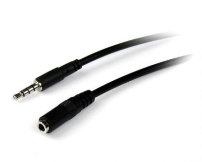 STARTECH  CABLE 3.5MM MACHO - 3.5MM HEMBRA 2 METROS NEGRO - Image 4