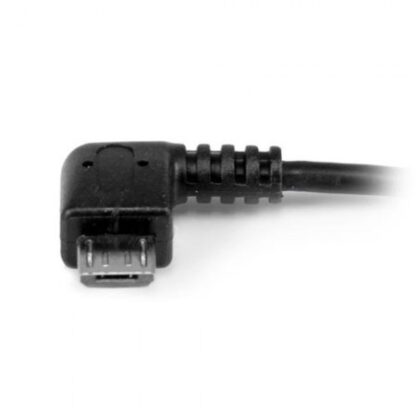 STARTECH  CABLE ADAPTADOR MICRO USB B MACHO - USB A HEMBRA OTG ACODADO A LA DERECHA 12CM - Image 2