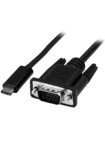 STARTECH  CABLE USB C MACHO - VGA (D-SUB) MACHO 2 METROS NEGRO - Image 2