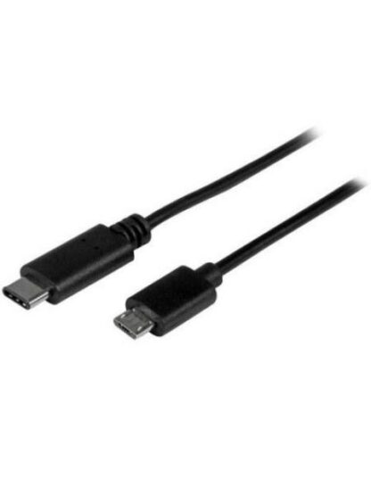 STARTECH  CABLE USB C MACHO - MICRO USB B MACHO 50CM NEGRO - Image 2