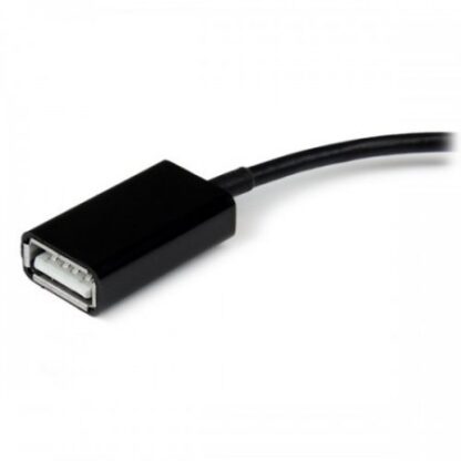 STARTECH  CABLE ADAPTADOR USB PARA SAMSUNG GALAXY TAB - USB A HEMBRA 15CM NEGRO - Image 5