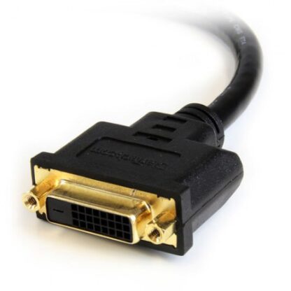 STARTECH  ADAPTADOR HDMI MACHO - DVI-D HEMBRA 20CM NEGRO - Image 3