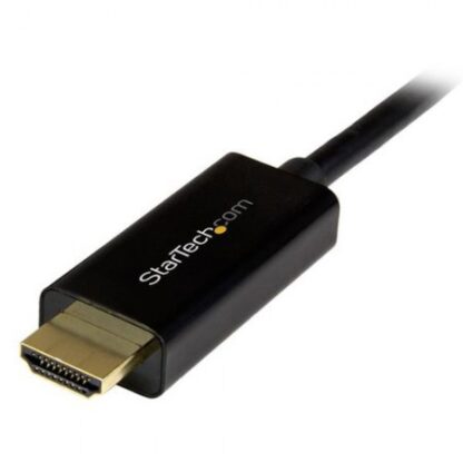 STARTECH  CABLE DISPLAYPORT 1.2 MACHO - HDMI MACHO 4K 30HZ 2 METROS NEGRO - Image 4