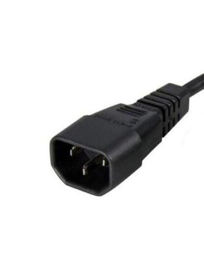 STARTECH  CABLE DE PODER C13 COUPLER MACHO - C14 COUPLER HEMBRA 1.8 METROS NEGRO - Image 2