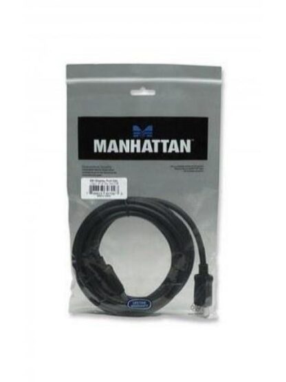 MANHATTAN CABLE DISPLAYPORT 1.2 MACHO - DISPLAYPORT 1.2 MACHO 4K 60HZ 3 METROS NEGRO - Image 4