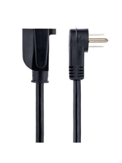 CABLE DE PODER STARTECH NEMA 5-15P HEMBRA - NEMA 5-1R MACHO 1.8M 125V NEGRO RFX-6F-POWER-CORD - Image 2