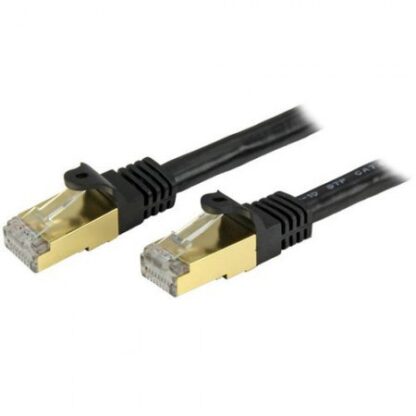 STARTECH  CABLE PATCH CAT6A STP BLINDADO SIN ENGANCHES RJ-45 MACHO - RJ-45 MACHO 90CM NEGRO - Image 2