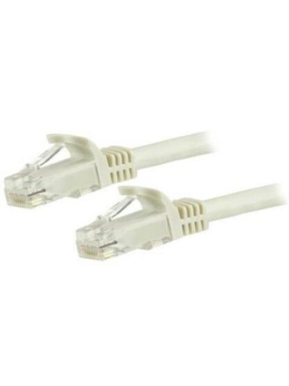 STARTECH  CABLE PATCH CAT6 UTP SIN ENGANCHES RJ-45 MACHO - RJ-45 MACHO 15.2CM BLANCO - Image 2