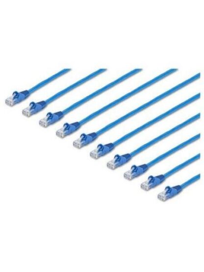 STARTECH  CABLE PATCH CAT6 UTP SIN ENGANCHES RJ-45 MACHO - RJ-45 MACHO 4.6 METROS AZUL - 10 PIEZAS - Image 2