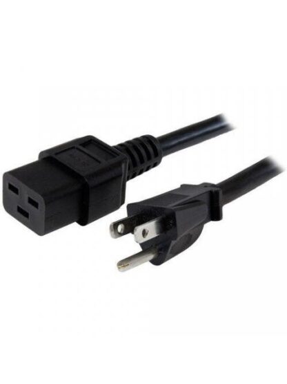 STARTECH  CABLE DE PODER NEMA 5-15P MACHO - C19 HEMBRA 1.8 METROS NEGRO - Image 2