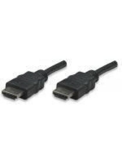 MANHATTAN CABLE HDMI DE ALTA VELOCIDAD HDMI MACHO - HDMI MACHO 4K 30HZ 3D 5 METROS NEGRO - Image 2