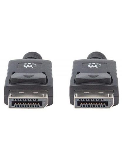 MANHATTAN CABLE DISPLAYPORT 1.1 MACHO - DISPLAYPORT MACHO 1080P 2 METROS NEGRO - Image 2
