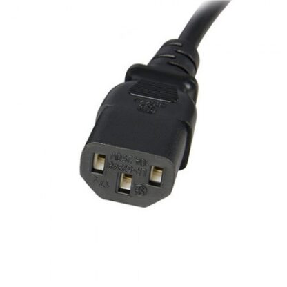 STARTECH  CABLE DE PODER C13 COUPLER MACHO - C14 COUPLER HEMBRA 90CM NEGRO - Image 3