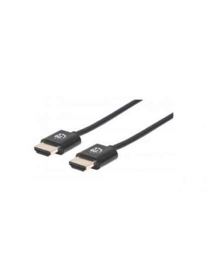 MANHATTAN CABLE HDMI MACHO - HDMI MACHO 4K 60HZ 1.8 METROS NEGRO - Image 2