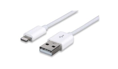 MANHATTAN CABLE DE CARGA CERTIFICADO MFI USB A 2.0 MACHO - LIGHTNING MACHO 1 METRO BLANCO PARA IPHONE-IPAD-IPOD - Image 2