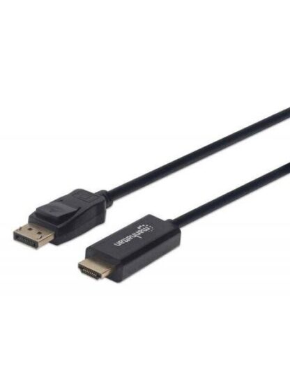 MANHATTAN CABLE DISPLAYPORT 1.1 MACHO - HDMI 1.2 MACHO FULL HD 60HZ 1 METRO NEGRO - Image 2