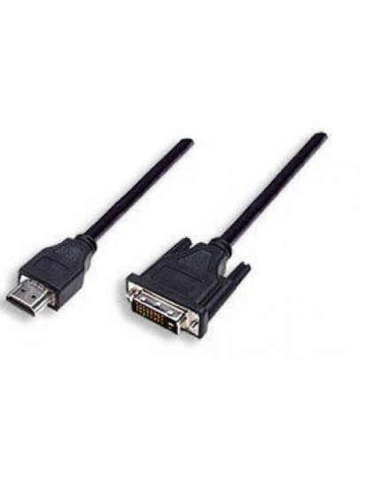 MANHATTAN CABLE HDMI MACHO - DVI-D 24+1 MACHO 1080P 60HZ 1.8 METROS NEGRO - Image 2
