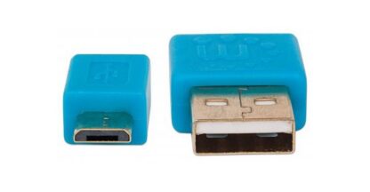 MANHATTAN CABLE PLANO USB 2.0 A MACHO - MICRO USB 2.0 B MACHO 1.8 METROS AZUL-AMARILLO - Image 5