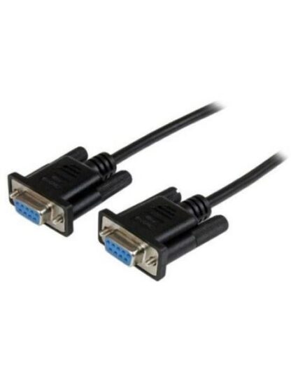 STARTECH  CABLE NULO DE MODEM SERIAL RS232 DB9 HEMBRA - HEMBRA 2 METROS NEGRO - Image 2