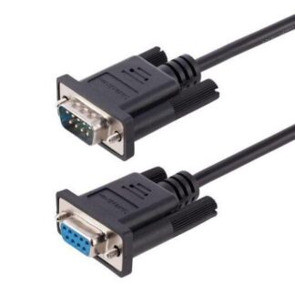 CABLE SERIAL STARTECH RS232 DB-9 MACHO - DB-9 HEMBRA 3M BLINDAJE AL-MYLAR 9FMNM-3M-RS232-CABLE