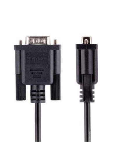 CABLE SERIAL STARTECH RS232 DB-9 MACHO - DB-9 HEMBRA 3M BLINDAJE AL-MYLAR 9FMNM-3M-RS232-CABLE - Image 2