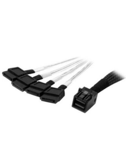 STARTECH  CABLE MINI SAS MACHO - 4 X SATA MACHO 1 METRO NEGRO - Image 2