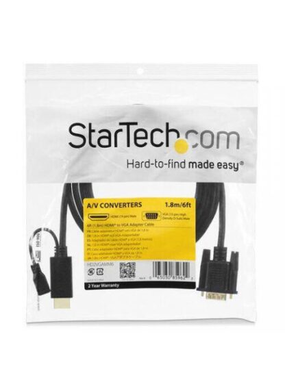 STARTECH  CABLE VGA MACHO - HDMI + MICRO-USB MACHO-HEMBRA 3 METROS NEGRO - Image 6