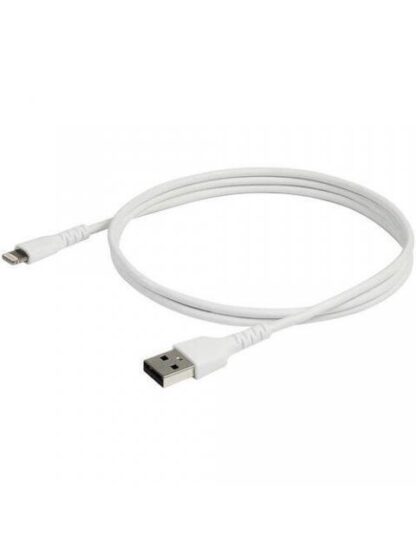 STARTECH  CABLE DE CARGA CERTIFICADO MFI LIGHTNING MACHO - USB A MACHO 1 METRO BLANCO PARA IPOD-IPHONE-IPAD - Image 3