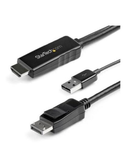 CABLE STARTECH HDMI 1.4 - DISPLAYPORT 1.2 4K 30HZ 3 METROS