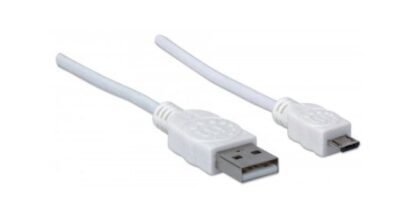 MANHATTAN CABLE PARA DISPOSITIVOS USB DE ALTA VELOCIDAD USB 2.0 A MACHO - MICRO USB 2.0 B MACHO 1 METRO BLANCO - Image 5