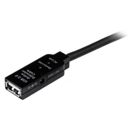 STARTECH  CABLE USB 2.0 DE EXTENSION ALARGADOR ACTIVO USB A MACHO - USB A HEMBRA 5 METROS NEGRO - Image 3