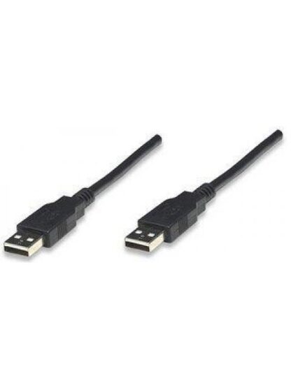 MANHATTAN CABLE USB A MACHO - USB A MACHO 1.8 METROS NEGRO - Image 2