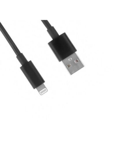 CABLE USB A A LIGHTNING COLOR NEGRO. 1 METRO DE LARGO. ALTA RESISTENCIA DE MATERIALES Y CARGA RAPIDA DBGUSBLN - Image 2