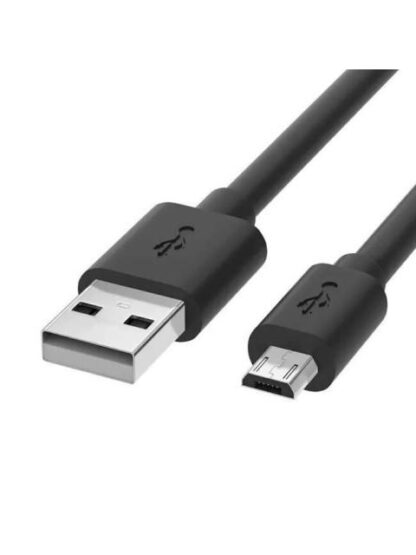 CABLE USB A A MICRO USB V8 COLOR NEGRO. 1 METRO DE LARGO. ALTA RESISTENCIA DE MATERIALES Y CARGA RAPIDA DBGUSBMN