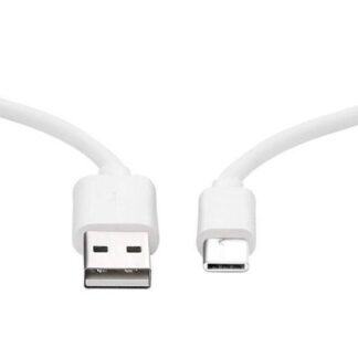 CABLE USB A A TIPO C COLOR BLANCO. 1 METRO DE LARGO. ALTA RESISTENCIA DE MATERIALES Y CARGA RAPIDA DBGUSBCB