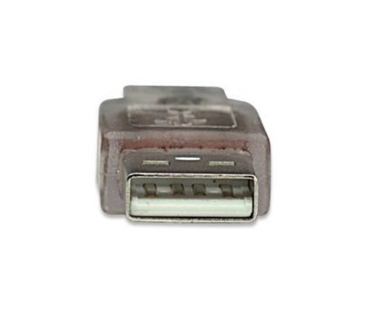MANHATTAN CABLE DE ALTA VELOCIDAD USB 2.0 USB A MACHO - USB B MACHO 1.8 METROS PLATA - Image 2