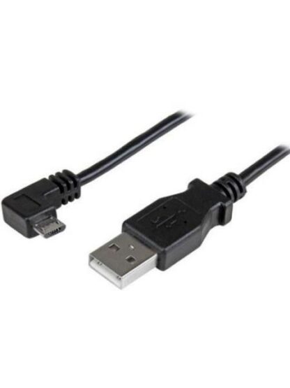 STARTECH  CABLE USB - MICRO USB CON CONECTOR ACODADO A LA DERECHA 2 METROS NEGRO - Image 2