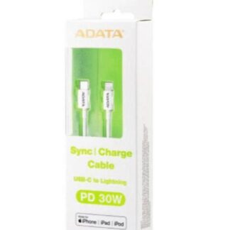 CABLE USBC A LIGHTNING ADATA AMFICPL1MCWH USB C LIGHTNING 1 M BLANCO