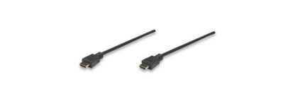 MANHATTAN CABLE HDMI DE ALTA VELOCIDAD BLINDADO HDMI MACHO - HDMI MACHO 4K 30HZ 3D 15 METROS NEGRO - Image 2