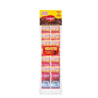 CAFE LEGAL PAQUETE 20 SOBRES DE 10 GR