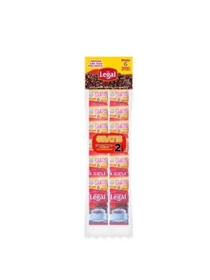 CAFE LEGAL PAQUETE 20 SOBRES DE 10 GR