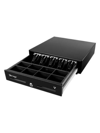 CAJON DE DINERO VORAGO CD-100 CON LLAVE 7KG NEGRO - Image 4